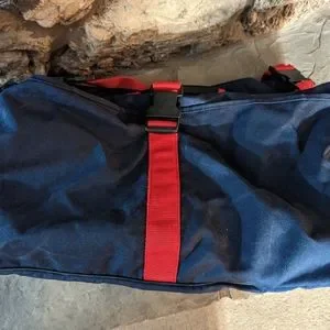 Sac De Sport Vintage ESPN - Duffle Gym Bag Rouge - Occasion